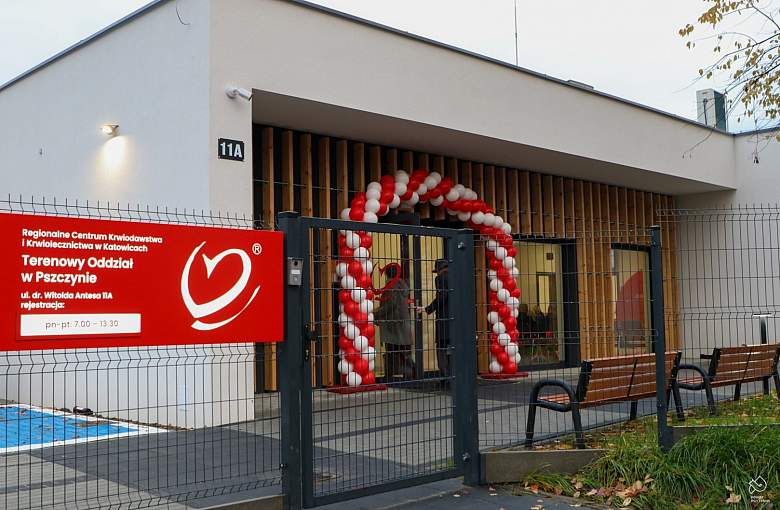 Nowa siedziba Oddziału Terenowego RCKiK w Pszczynie otwarta. Krew można tu oddawać od 21 listopada
