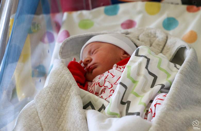 Wiktoria z Pszczyny jest pierwszym noworodkiem, który przyszedł na świat w 2023 roku w Szpitalu Joannitas w Pszczynie